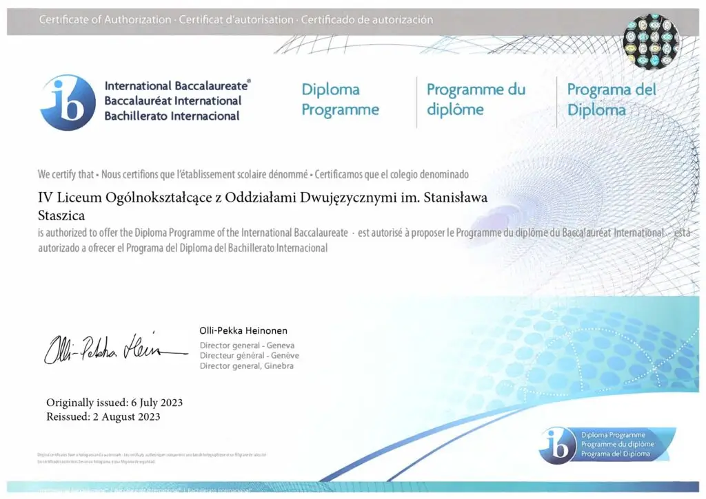 Czym jest Program Dyplomowy IB?