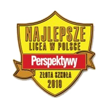 Uzyskaliśmy znak jakości Złota Szkoła 2019 jako Najlepsze Licea w Polsce w rankingu Perspektyw