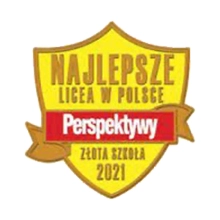 Uzyskaliśmy znak jakości Złota Szkoła 2021 jako Najlepsze Licea w Polsce w rankingu Perspektyw