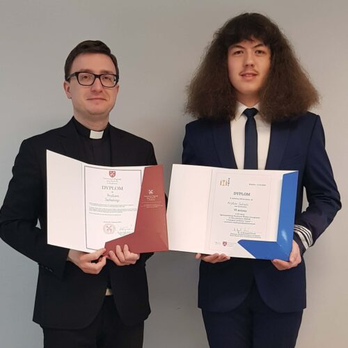 Krystian Sochacki (4b) został laureatem prestiżowego Ogólnopolskiego Konkursu Wiedzy Liturgicznej