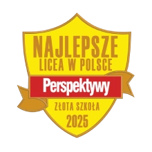 Uzyskaliśmy znak jakości Złota Szkoła 2025 jako Najlepsze Licea w Polsce w rankingu Perspektyw
