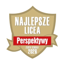 Uzyskaliśmy znak jakości Złota Szkoła 2026 jako Najlepsze Licea w Polsce w rankingu Perspektyw