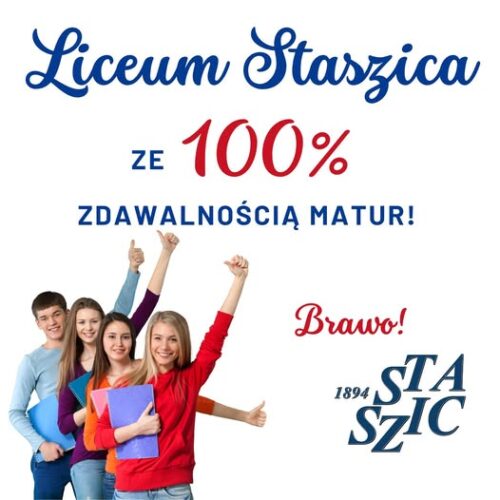 Nasza szkoła ze 100% zdawalnością matur!